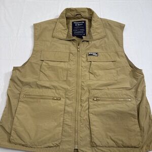 VEST SPORTS TRAVEL SAFARI MENS XL Vintage Mathewson & Rowe - Khaki